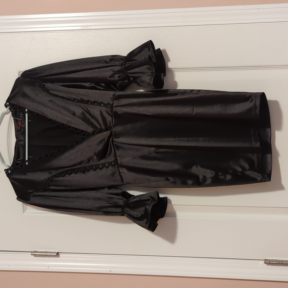 Fiestar Nordstrom Black Long Sleeve Dress Size M.